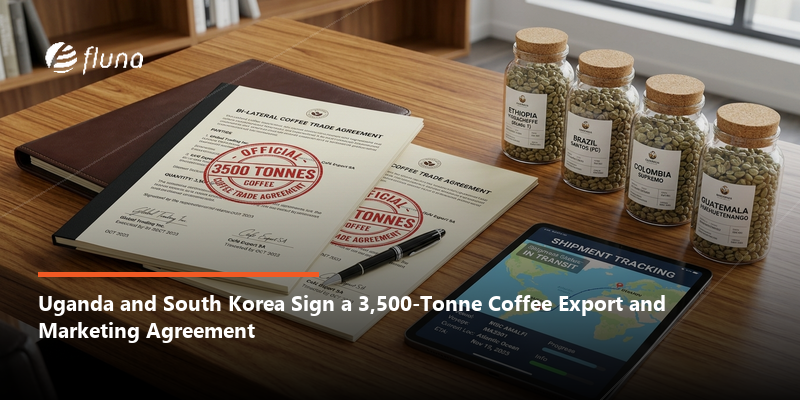 Uganda and South Korea sign a 3,500-tonne coffee export and marketing agreement