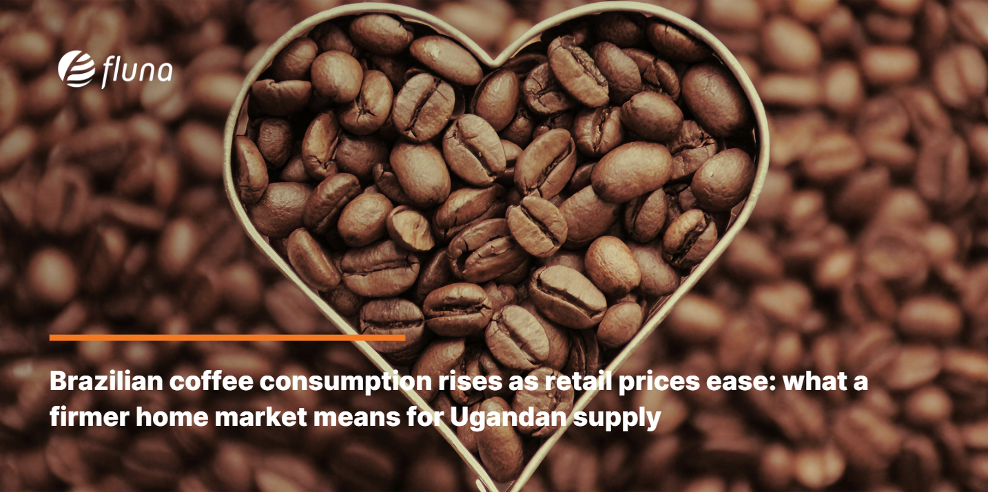 Brazilian coffee consumption rises as retail prices ease: what a firmer home market means for Ugandan supply