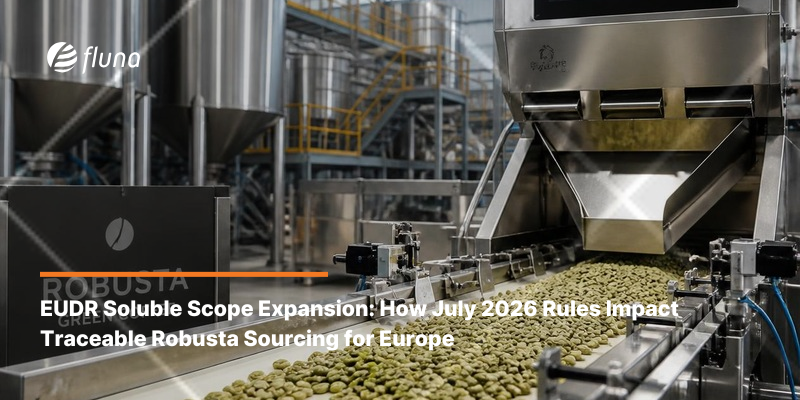 EUDR Soluble Scope Expansion: How July 2026 Rules Impact Traceable Robusta Sourcing for Europe