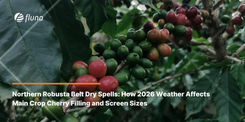 Northern Robusta Belt Dry Spells: How 2026 Weather Affects Main Crop Cherry Filling and Screen Sizes